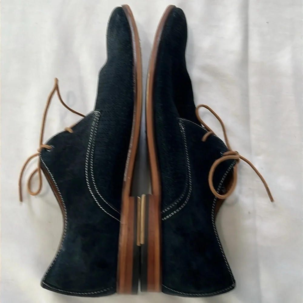 Aldo Blue Suede Oxfords
